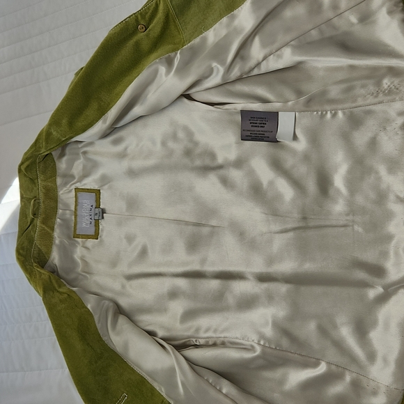 Wilsons leather maxima jacket Size S Color lime green - Picture 7 of 10